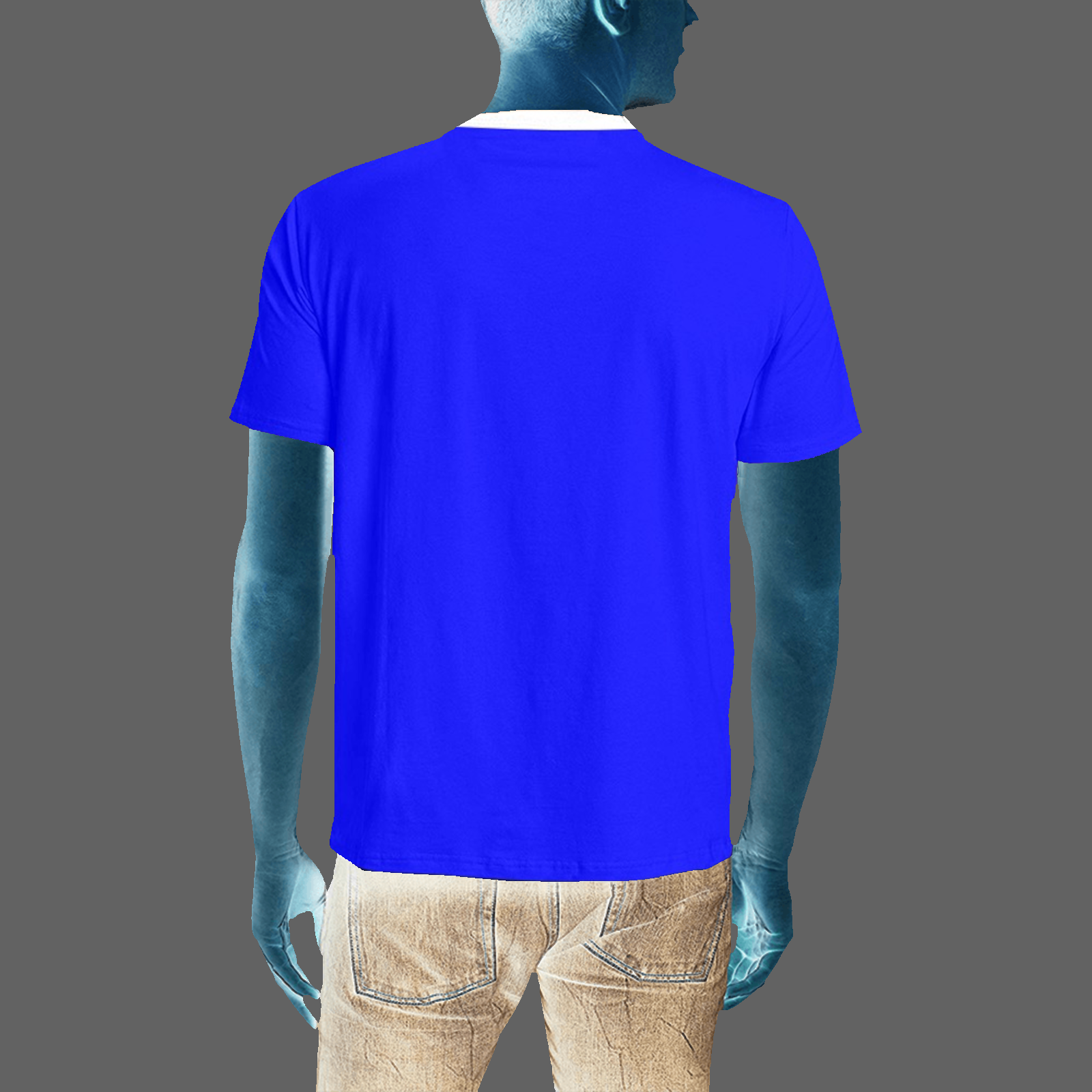 Men's T-shirt blue 000000255 Cauldron Martian - Image 2