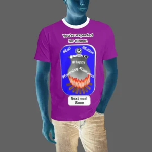 Men's T-shirt purple 128000128 Cauldron Martian