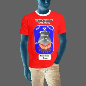 Men's T-shirt red 255000000 Cauldron Martian