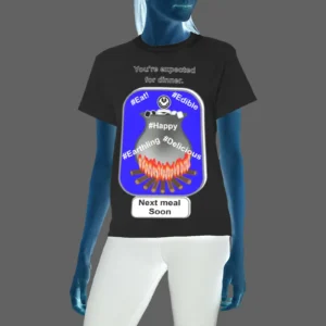Women's Crew Neck T-Shirt black 000000000 Cauldron Angel
