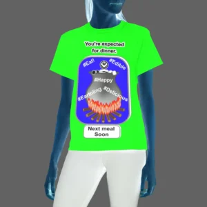 Women's Crew Neck T-Shirt green 000255000 Cauldron Angel