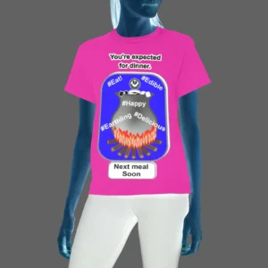 Women's Crew Neck T-Shirt pink 255020147 Cauldron Angel