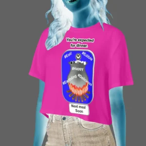 Women's Cropped T-shirt pink 255020147 Cauldron Angel